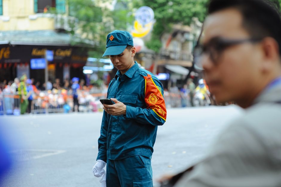 경찰의 스토킹 현장 초동 조치 및 피해자 보호 모습