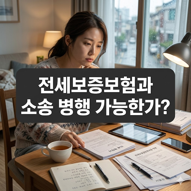 전세보증보험과 소송 병행 가능한가?